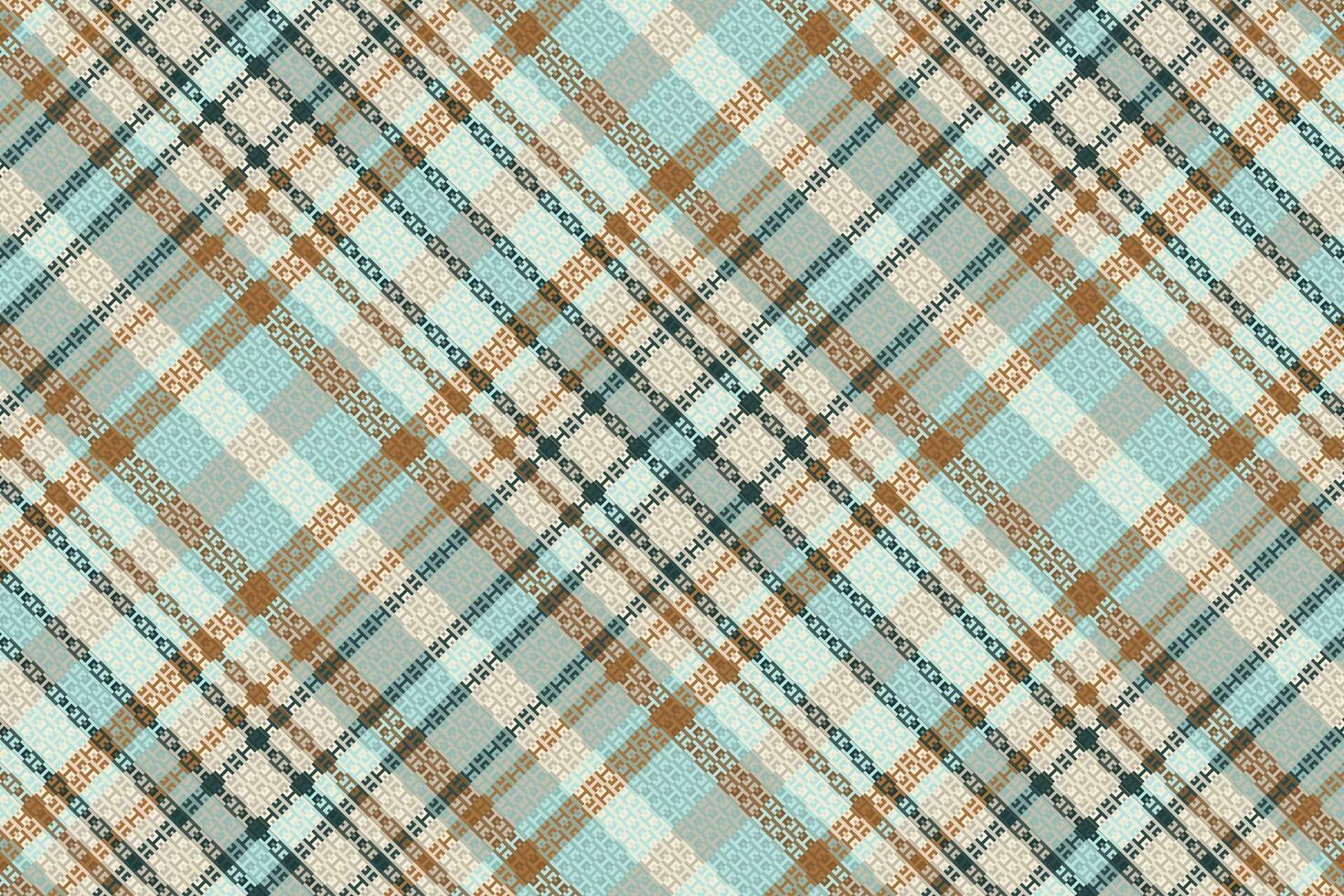 tartan geruit patroon met textuur en zomerkleur. vector