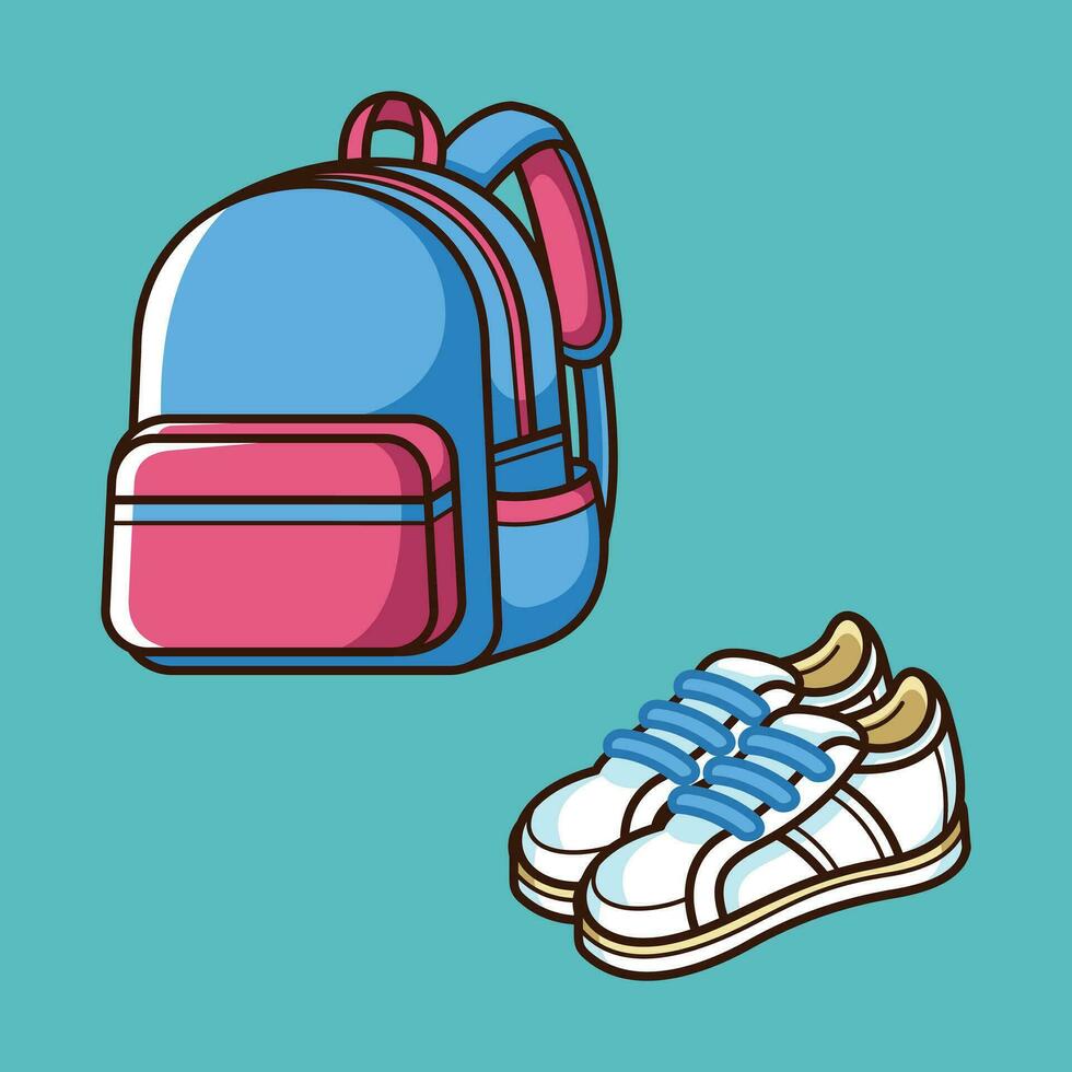 school- schrijfbehoeften uitrusting vector kunsten. terug naar school- schrijfbehoeften items voor studenten gemakkelijk icoon ontwerp