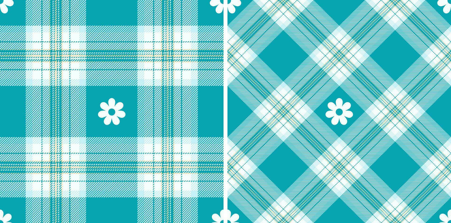 voorjaar katoenen stof patroon, naadloos gecontroleerd plaids. pastel Vichy achtergrond voor tafelkleed, servet, jurk, Pasen vakantie textiel ontwerp. vector