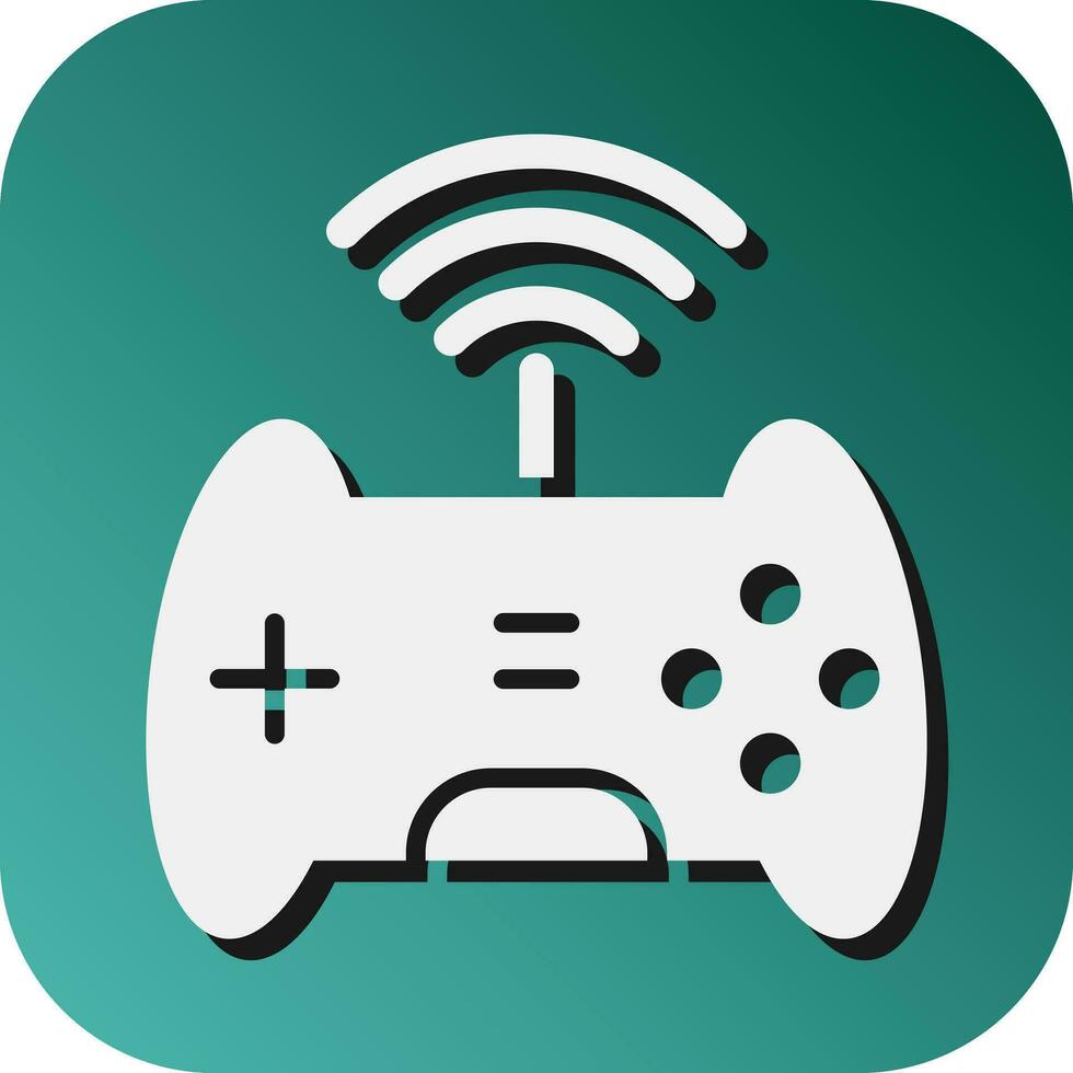 online gaming vector glyph helling achtergrond icoon voor persoonlijk en reclame gebruiken.