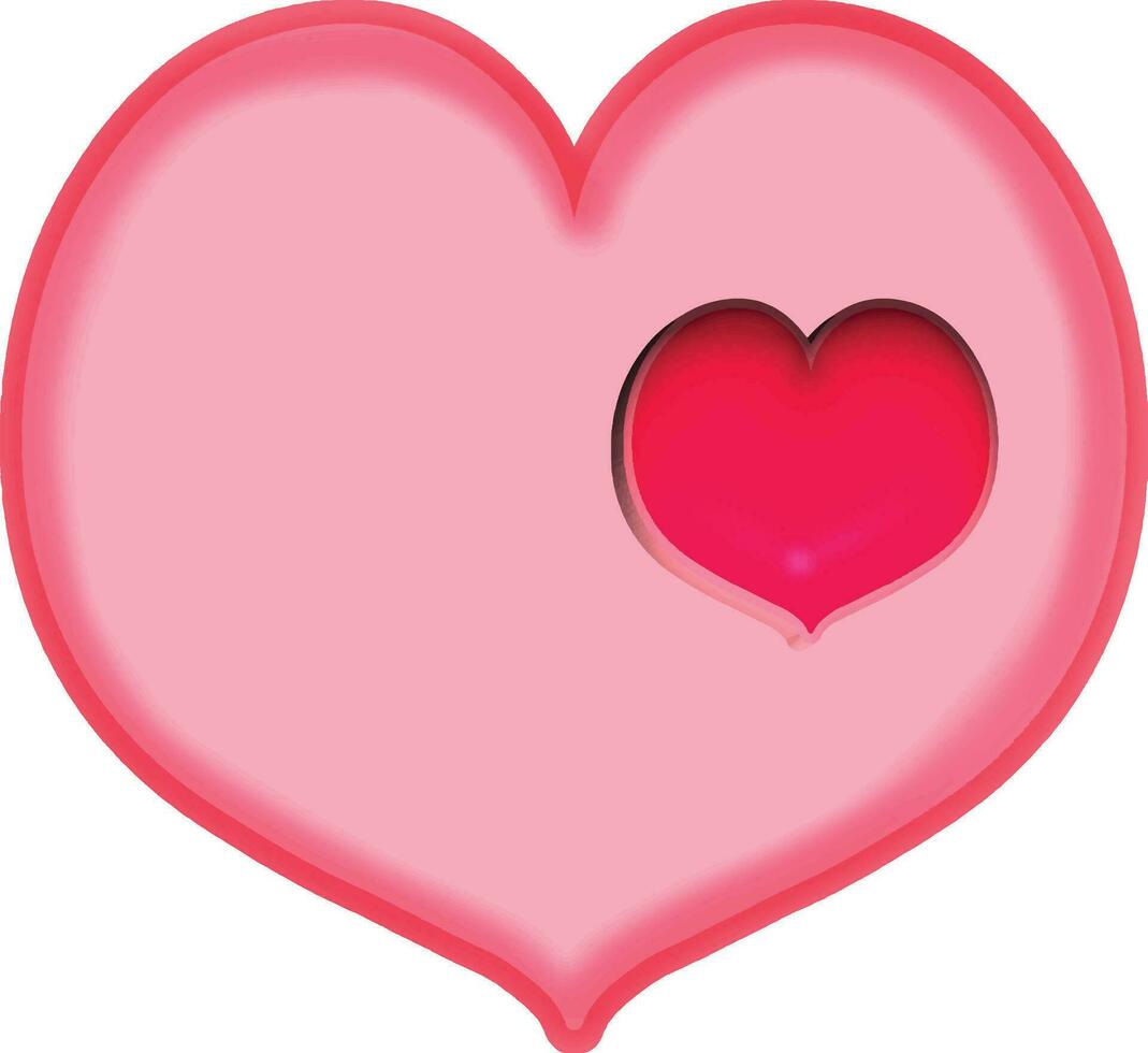 harten, symbool van liefde en Valentijnsdag dag. vector
