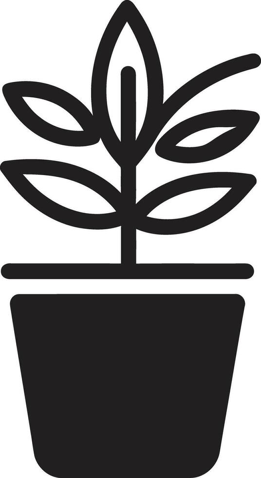 duurzame pracht logo vector icoon eco betovering fabriek embleem ontwerp