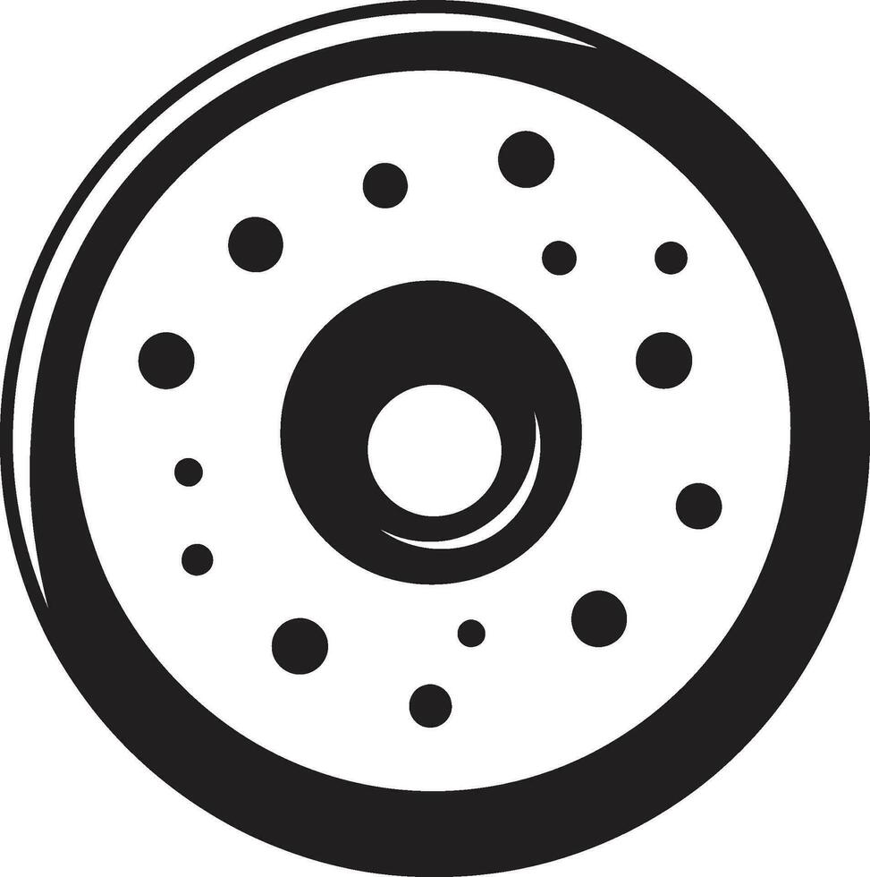 banketbakkerij charisma iconisch donut vector geglazuurd goedheid donut logo ontwerp