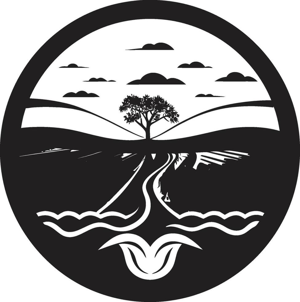 agronomie kunstenaarstalent landbouw iconisch embleem boerderij icoon landbouw logo ontwerp kunst vector