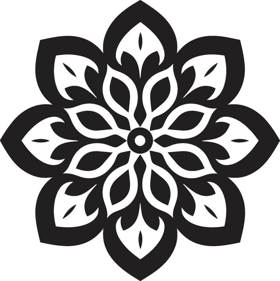 stralend draaien mandala vector embleem etherisch elegantie iconisch mandala logo