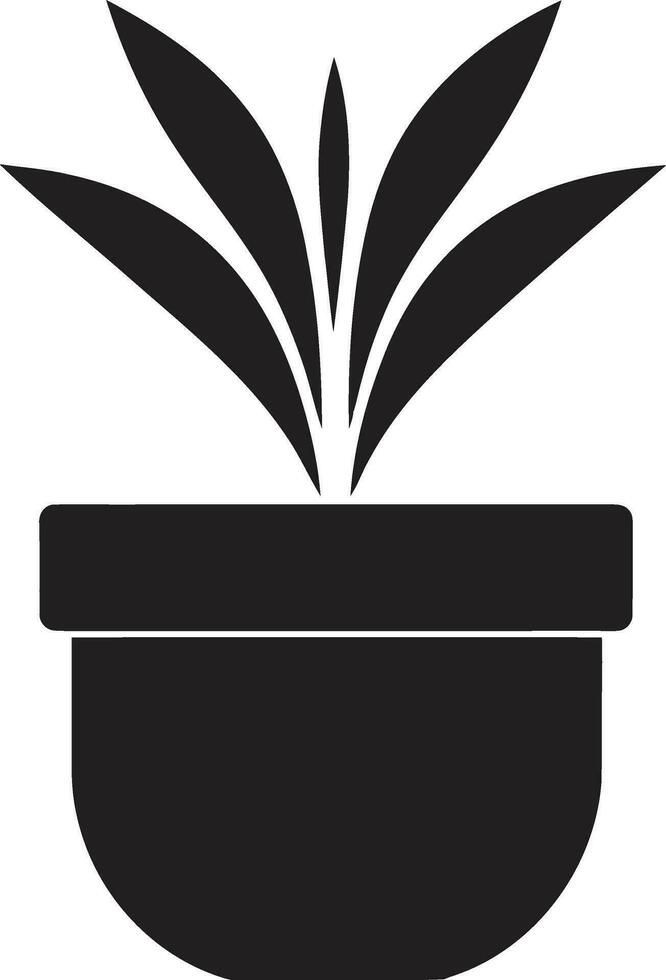 botanisch balans emblematisch fabriek icoon tuin groei logo vector icoon