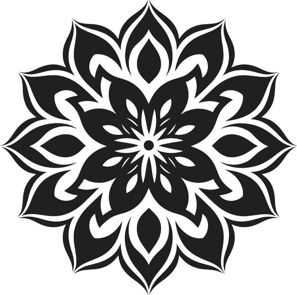 etherisch elegantie logo vector mandala rustig tondo mandala icoon ontwerp