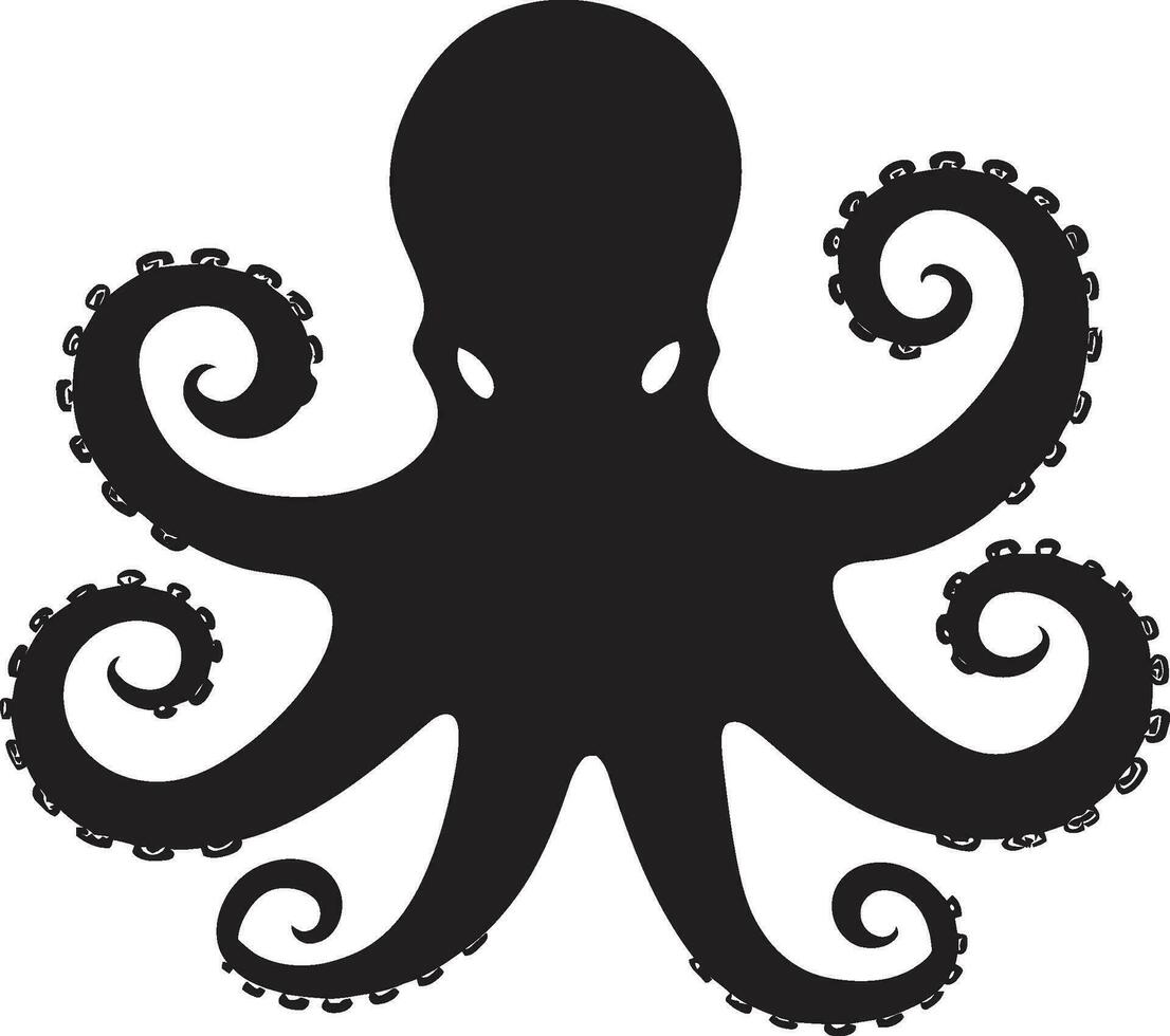 marinier mozaïek- Octopus logo ontwerp voelhoorn schatten emblematisch icoon vector