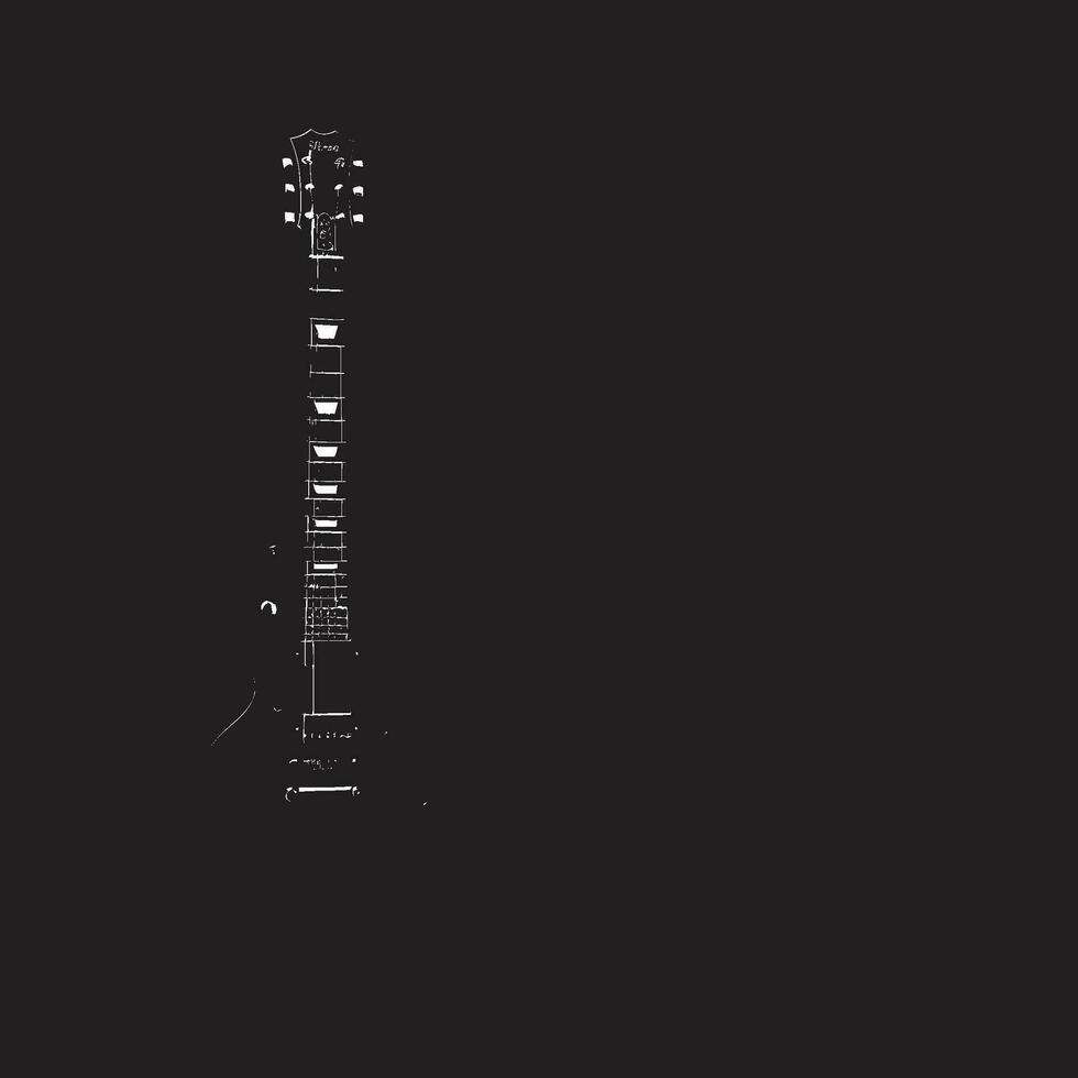 musical majesteit gitaar icoon ontwerp icoon tokkelen serenade gitaar embleem vector