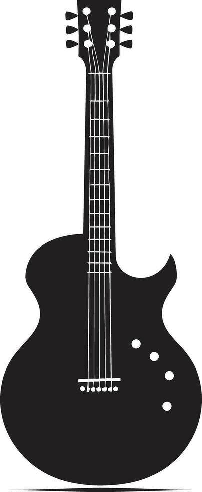 tokkelen serenade gitaar embleem icoon akoestisch harmonie gitaar logo vector grafisch