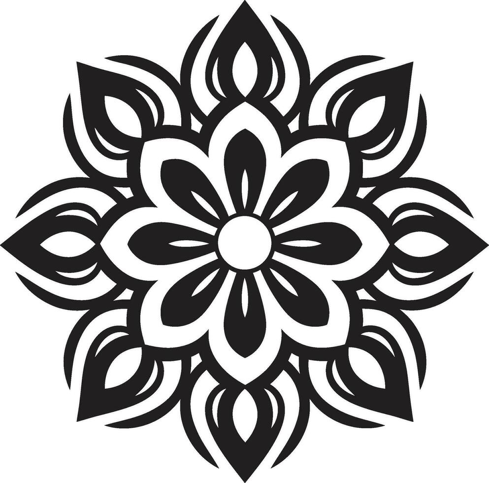 stralend draaien iconisch mandala logo etherisch elegantie mandala ontwerp vector