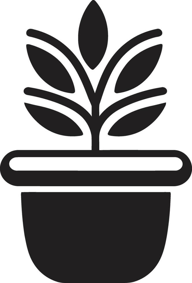 weelderig leven fabriek logo ontwerp botanisch schoonheid emblematisch fabriek icoon vector