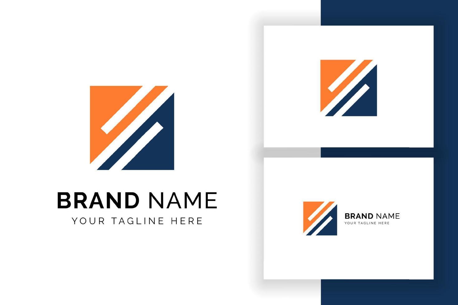 uitstekende business logo pictogrammalplaatje. abstract zakelijk teken symbool vector