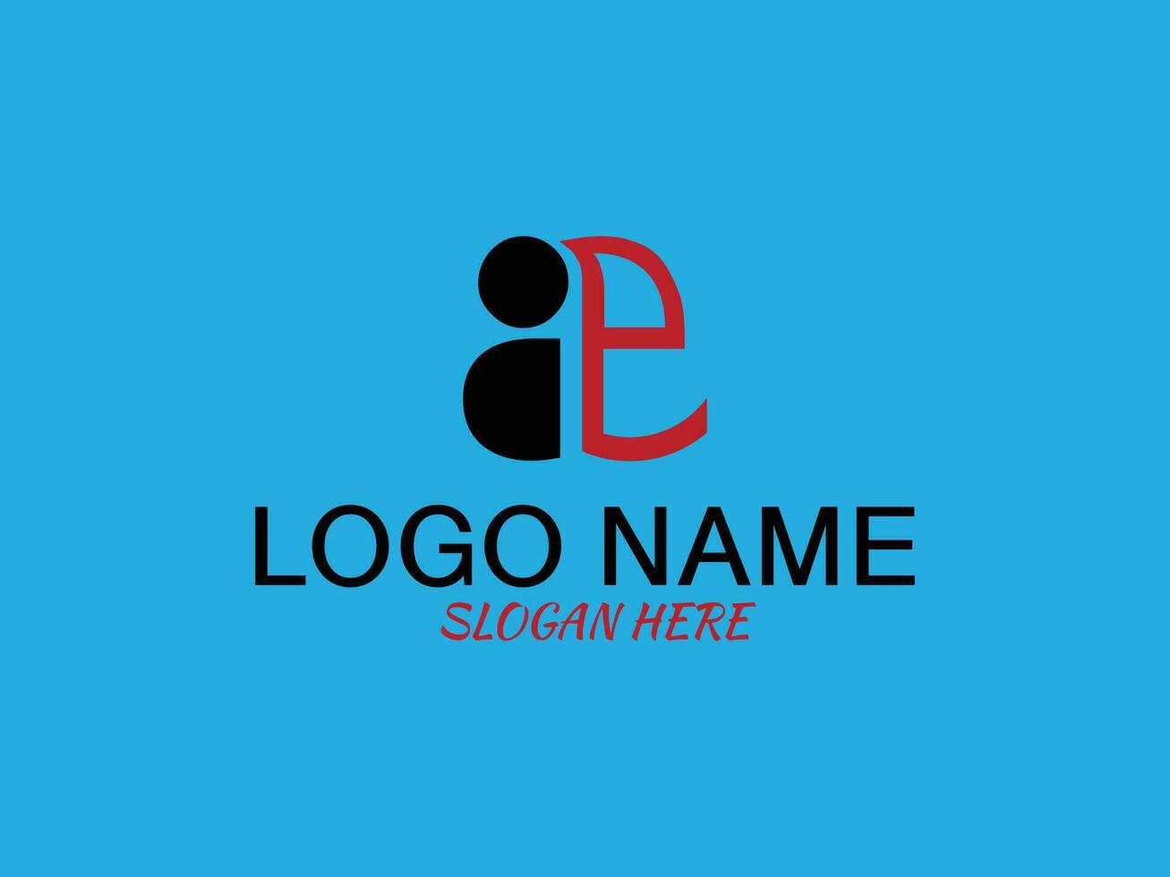 ae brief logo vector sjabloon