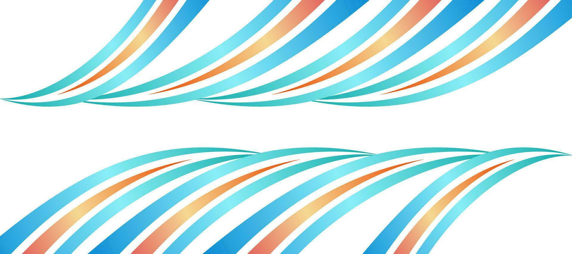 abstract blauw kolken curves golven sticker voor auto inpakken kleurstelling achtergrond vector