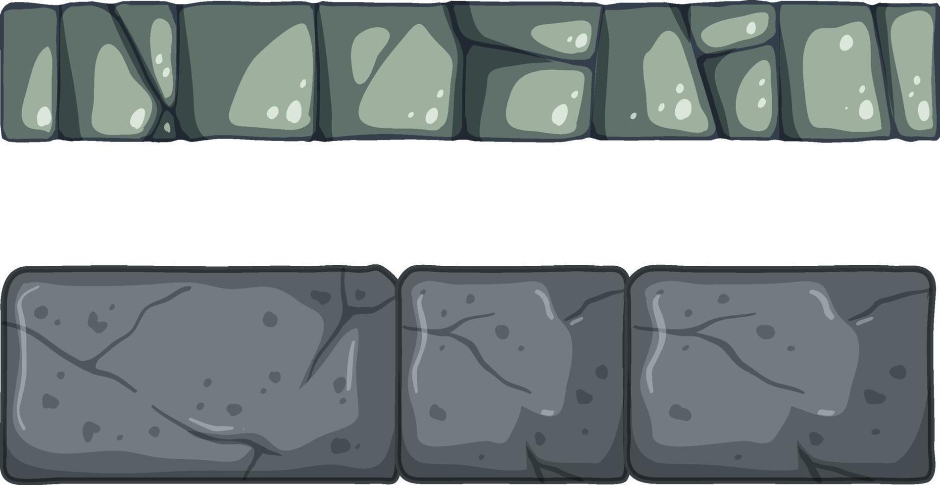 steen tegels textuur in cartoon-stijl vector