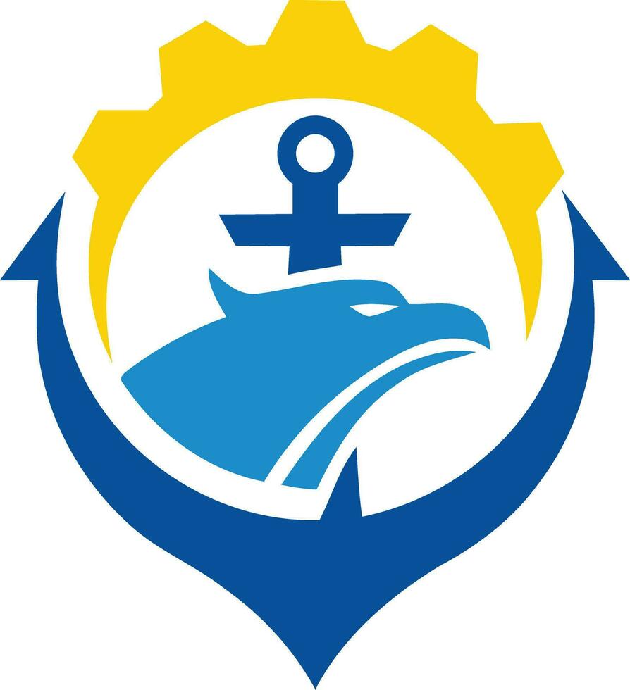 adelaar anker logo vector