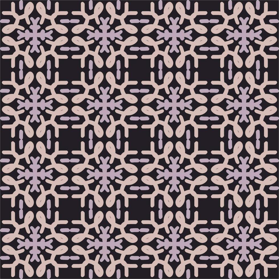 blauw Purper roze pastel mandala kunst naadloos patroon bloemen creatief ontwerp achtergrond vector illustratie