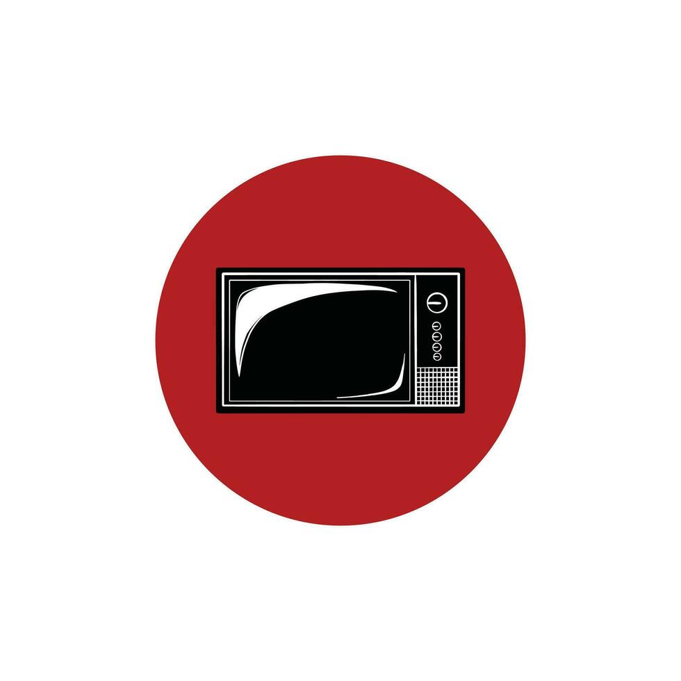 TV oud retro wijnoogst icoon voorraad vector illustratie zwart schets silhouet