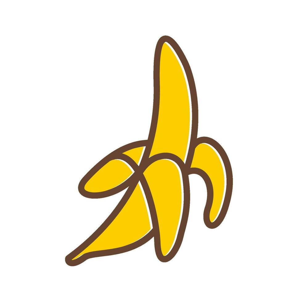 vrij banaan logo sjabloon vector