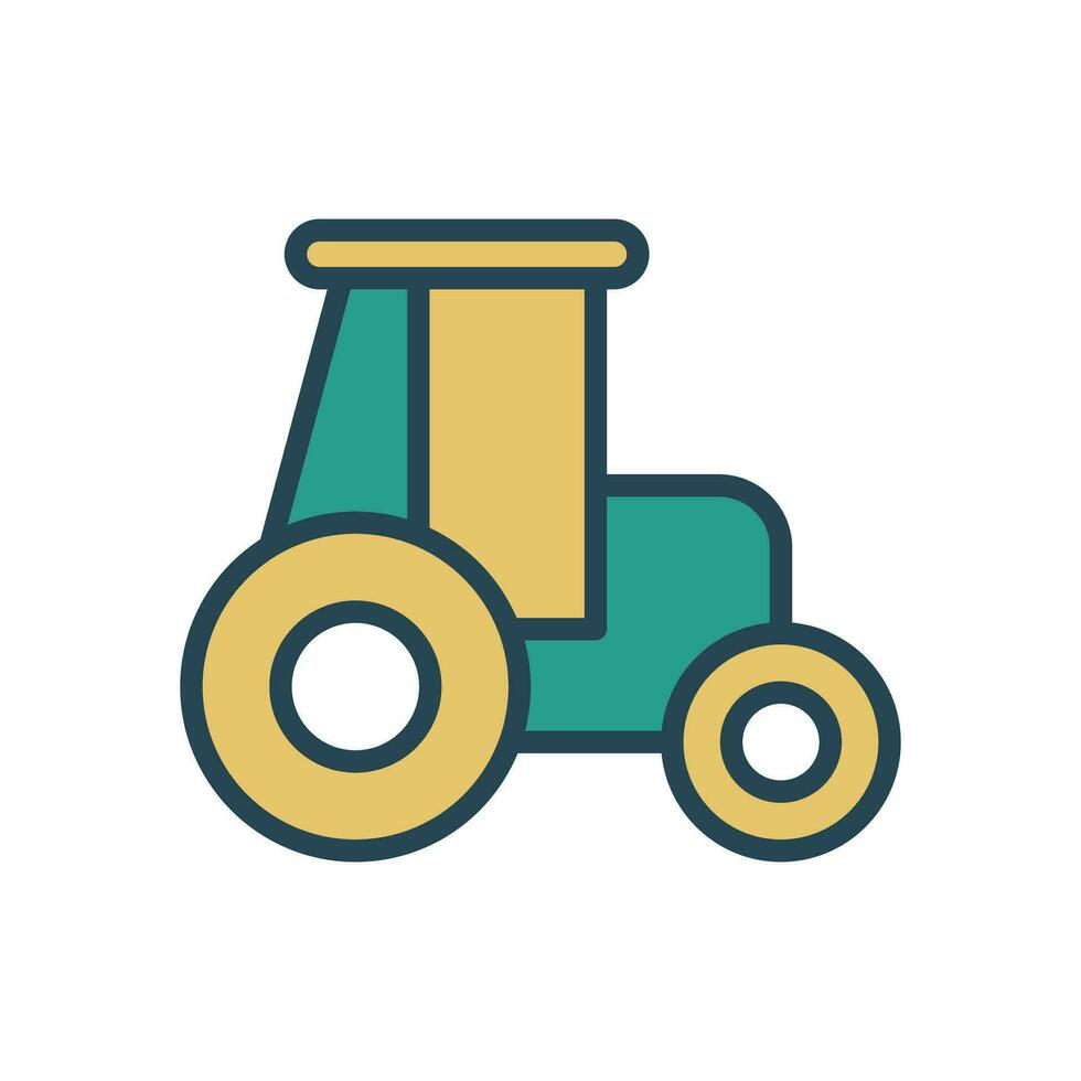 ontwerpsjabloon voor tractorpictogram vector