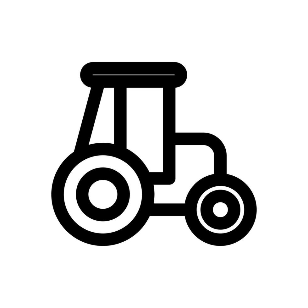 ontwerpsjabloon voor tractorpictogram vector