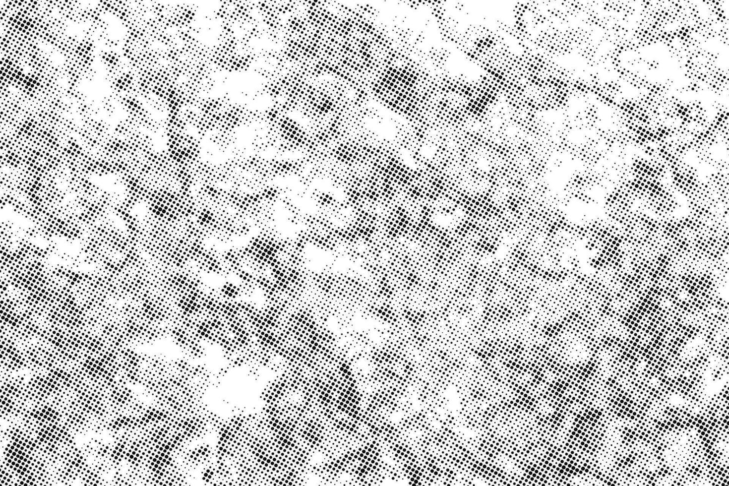 vector zwart dots patroon. grunge halftone effect Aan wit achtergrond.