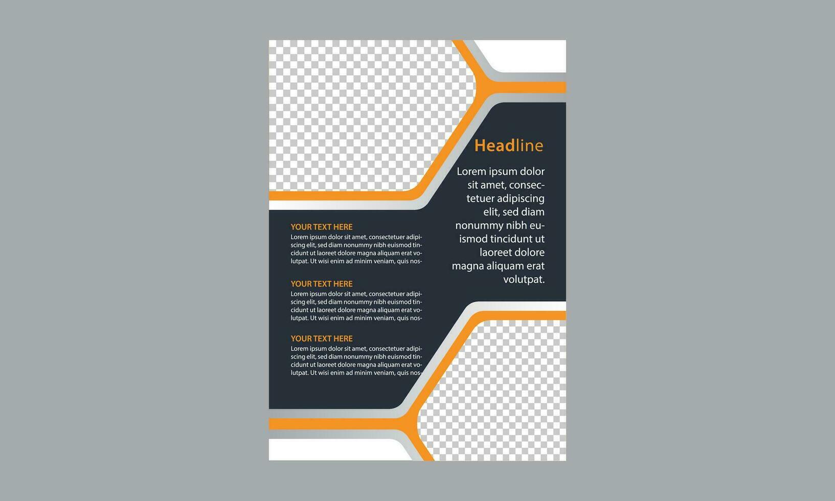 brochure folder ontwerp sjabloon vector, brochure, presentatie boek Hoes Sjablonen, lay-out in a4 grootte vector