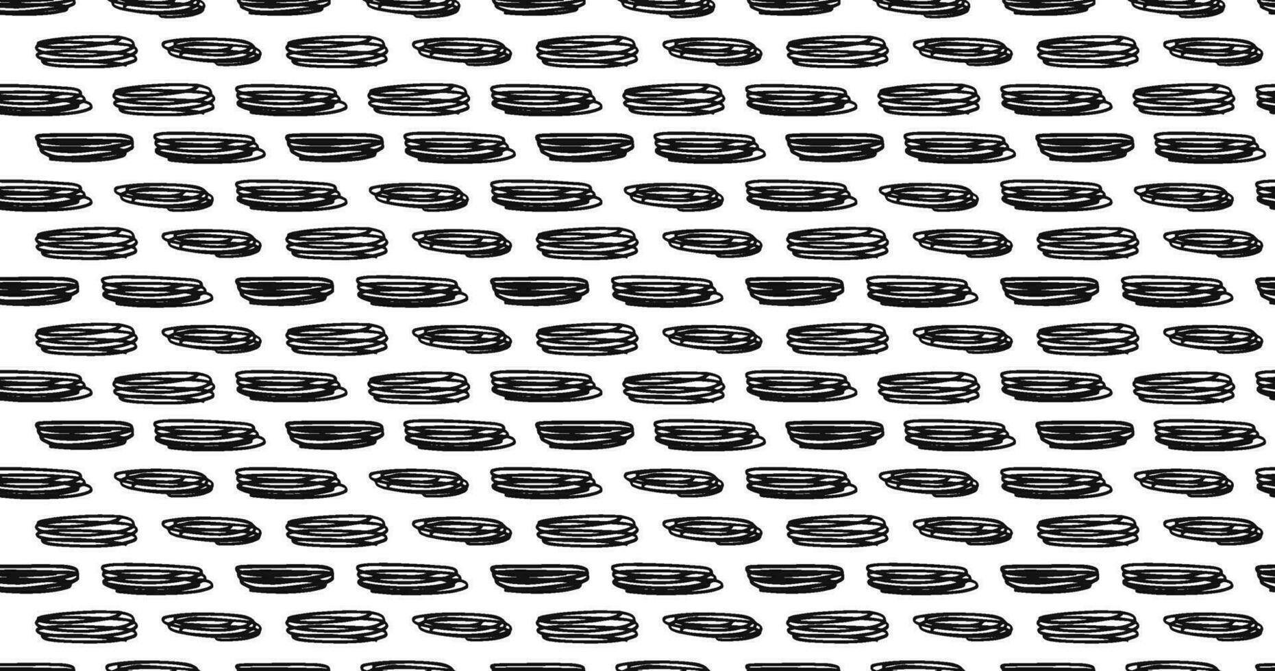 klein scheutje naadloos patroon stippel lijnen textuur. zwart en wit uitkomen tekening biologisch vormen kort lijn streepjes borstel hand- getrokken willekeurig beroertes mode retro afdrukken ontwerp vector illustratie