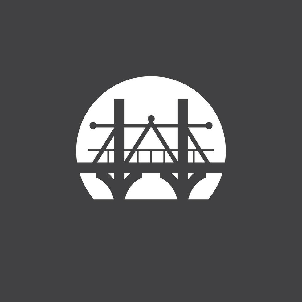 brug logo sjabloon vector pictogram illustratie