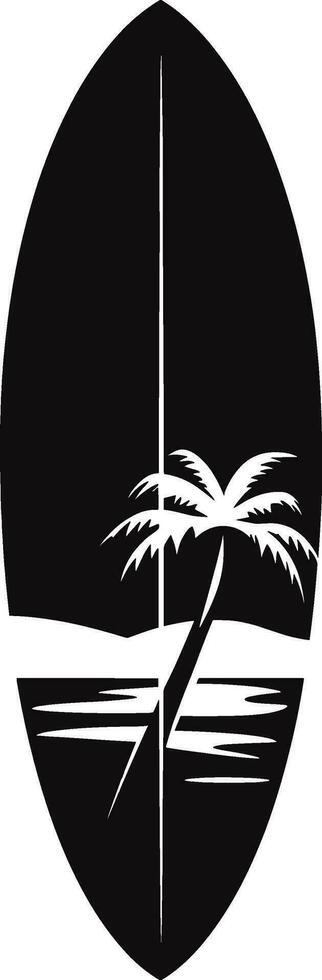 surfboard silhouet icoon. gemakkelijk modern minimaal vlak stijl. surfen, strand, teken, symbool of logo vector ontwerp. ai gegenereerd illustratie.