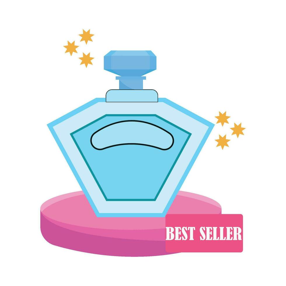 fles parfum verstuiven illustratie vector