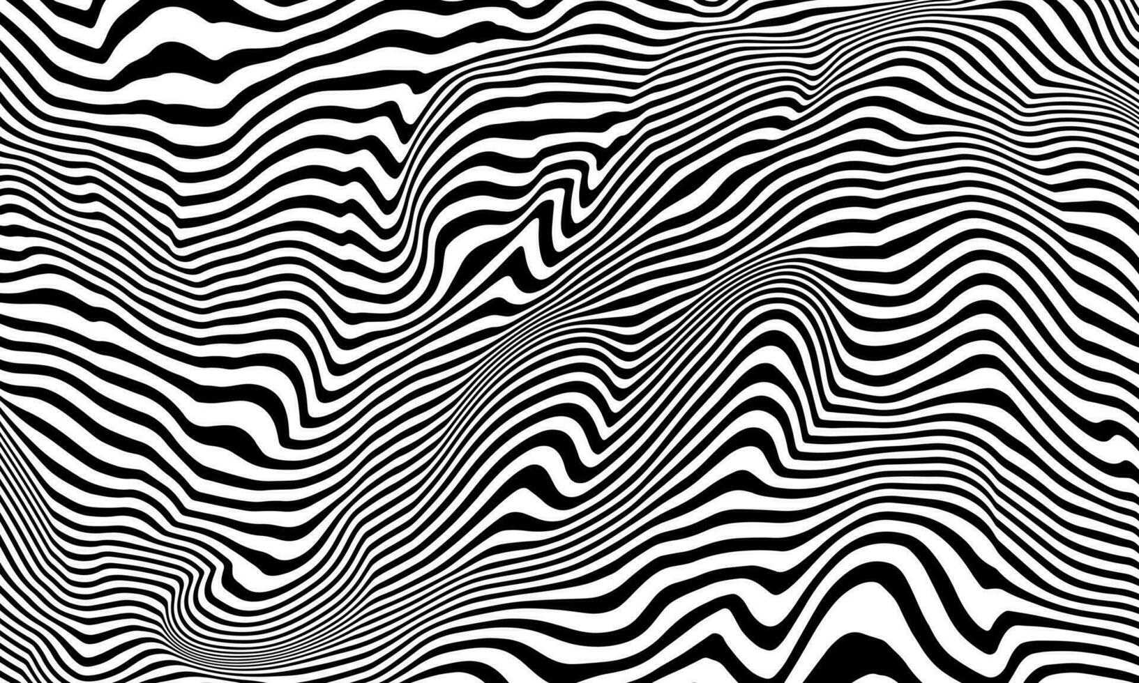 monochroom abstract stromen patroon achtergrond. vector illustratie
