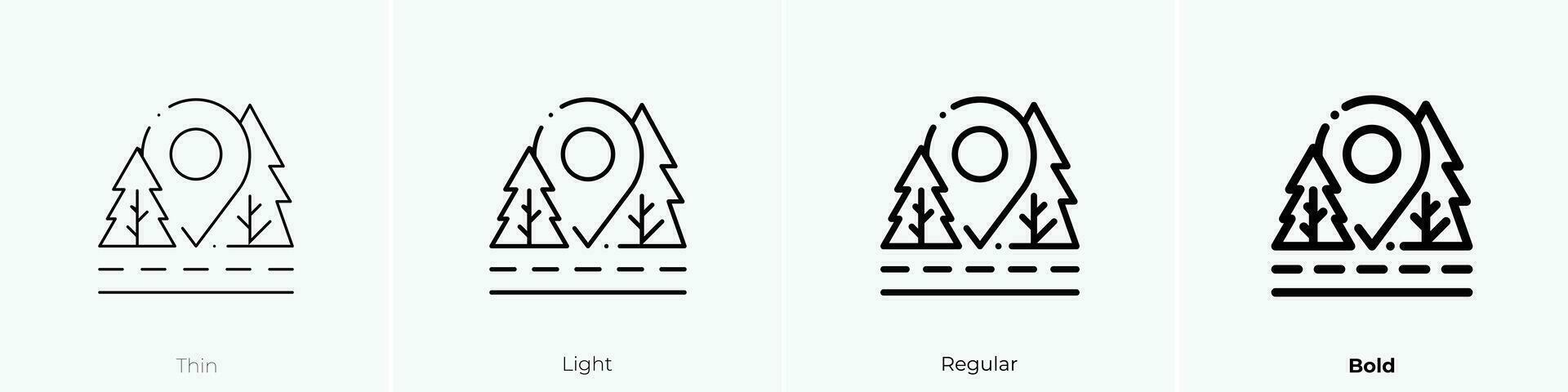 pin icoon. dun, licht, regelmatig en stoutmoedig stijl ontwerp geïsoleerd Aan wit achtergrond vector