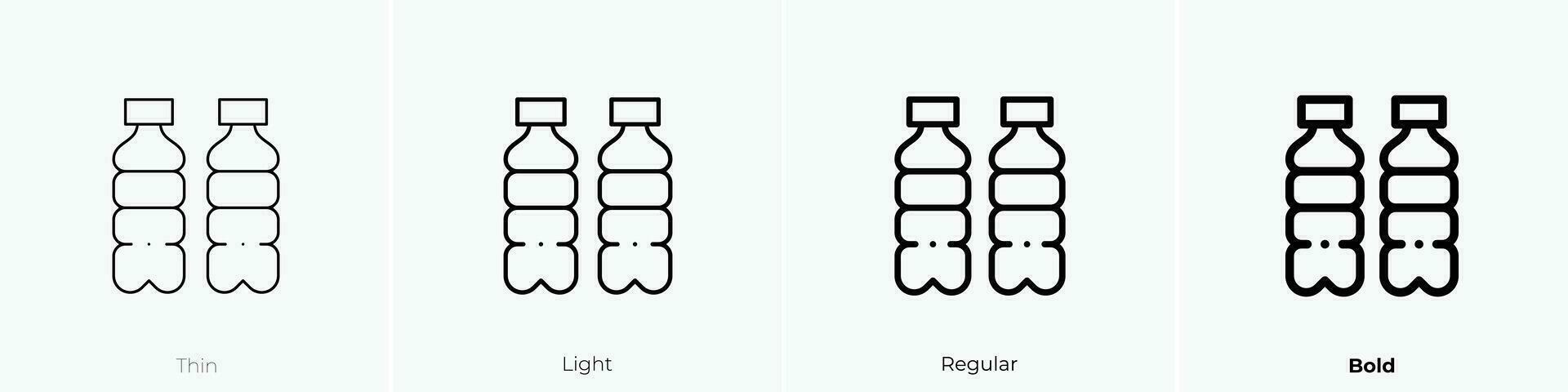 plastic icoon. dun, licht, regelmatig en stoutmoedig stijl ontwerp geïsoleerd Aan wit achtergrond vector