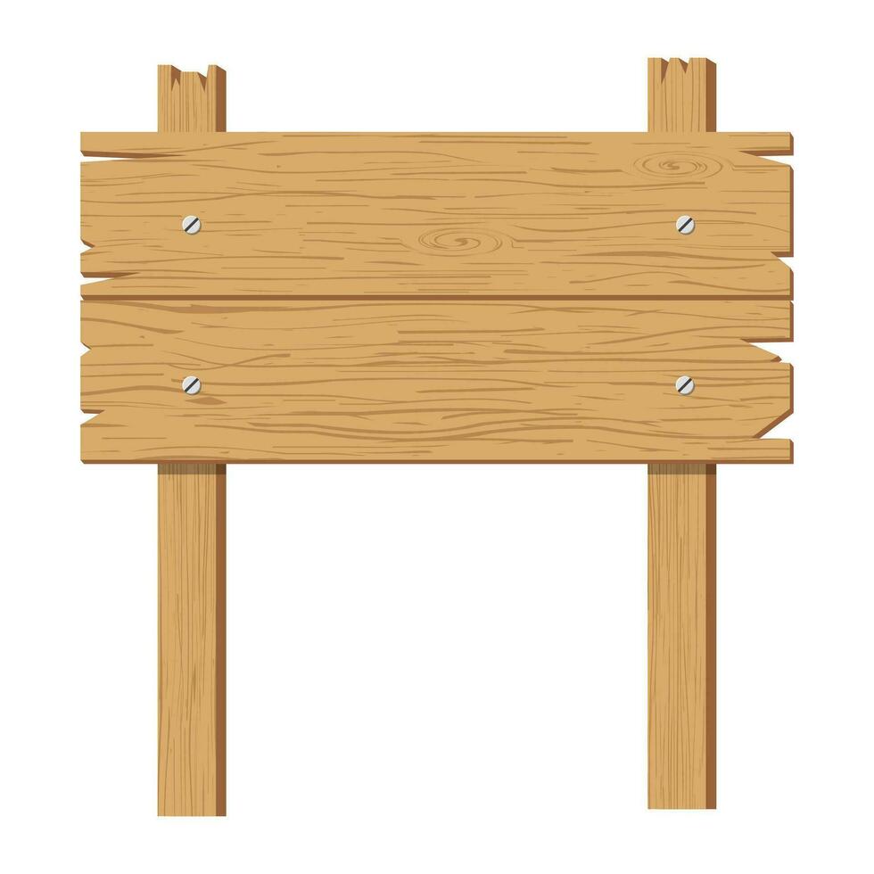 vector houten teken