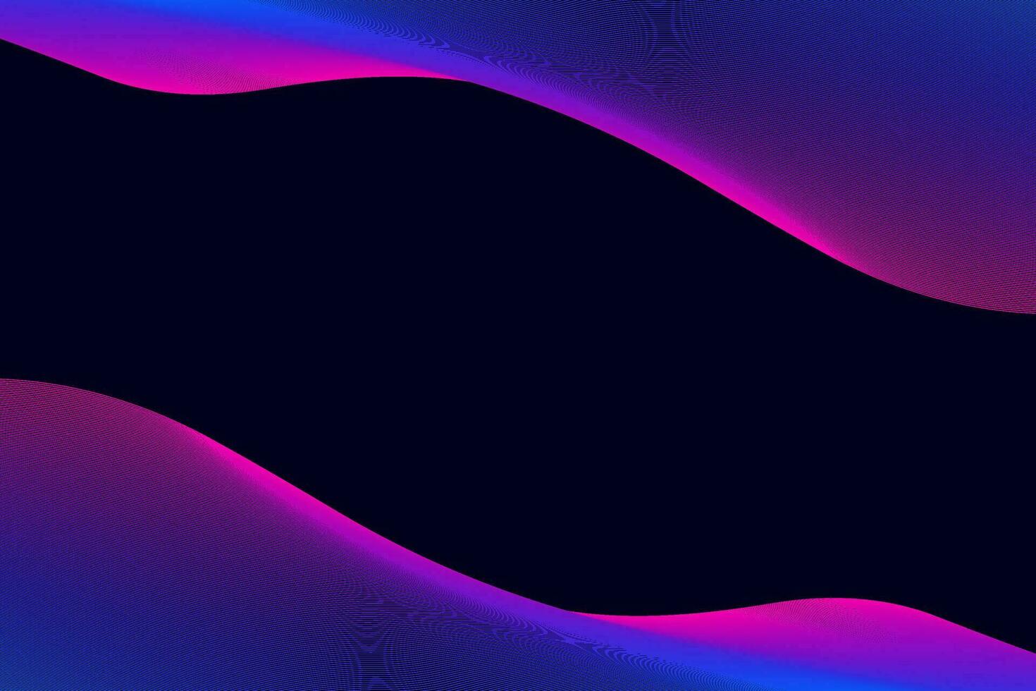 een blauw en roze achtergrond met een Golf lijn patroon abstract behang ontwerp vector