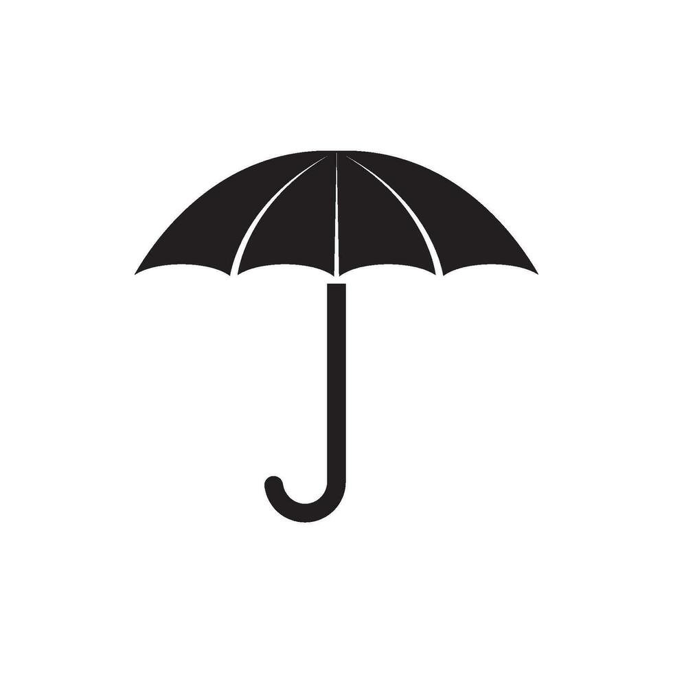 paraplu logo icoon, vector illustratie ontwerp