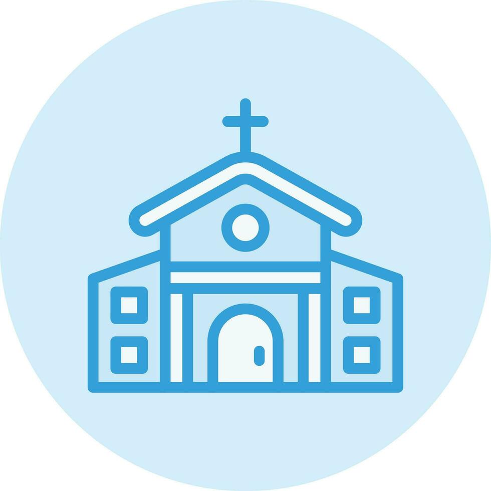 kerk vector pictogram ontwerp illustratie