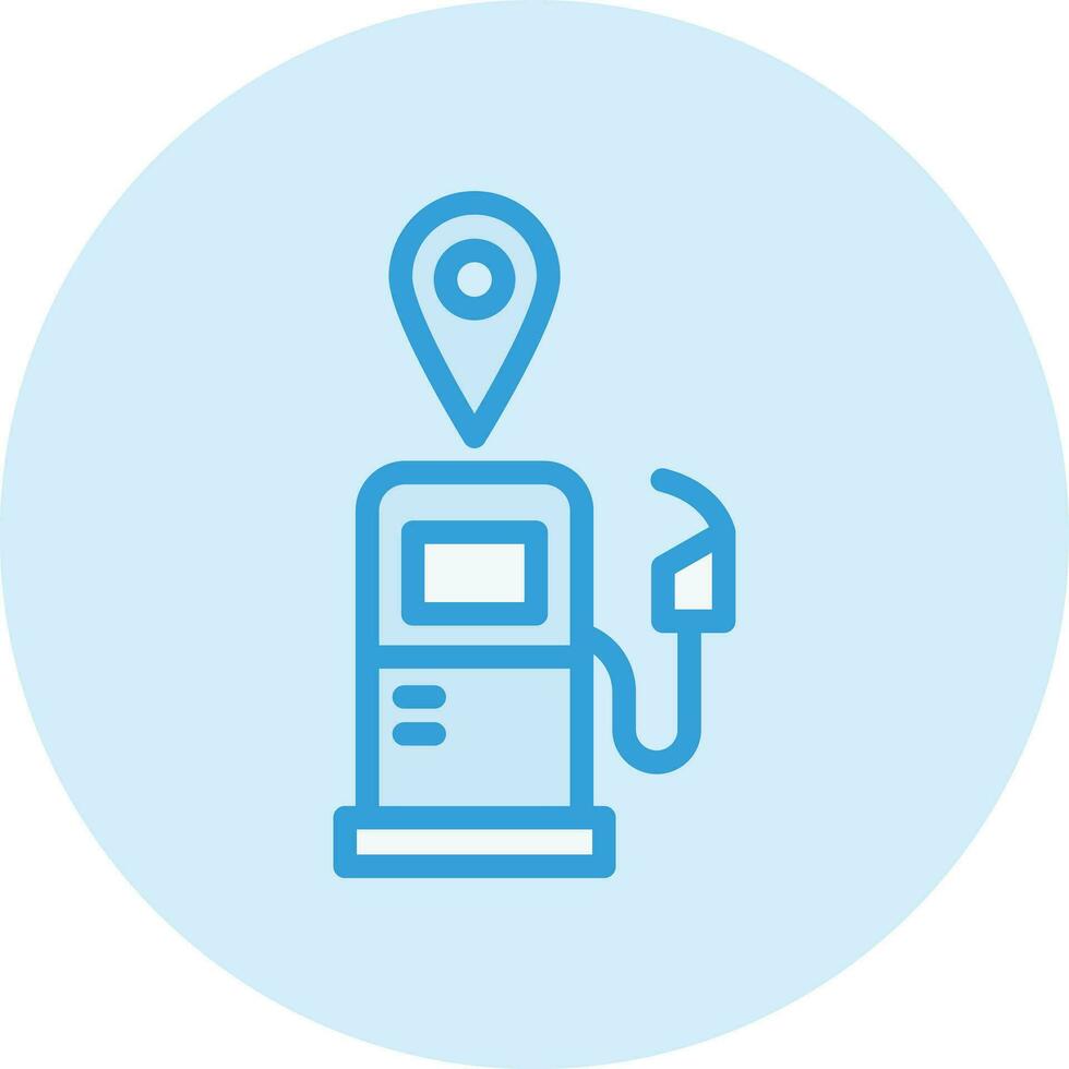 benzinestation vector pictogram ontwerp illustratie