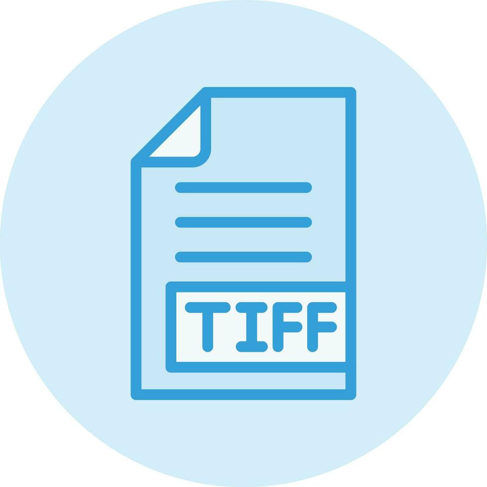 tiff vector pictogram ontwerp illustratie