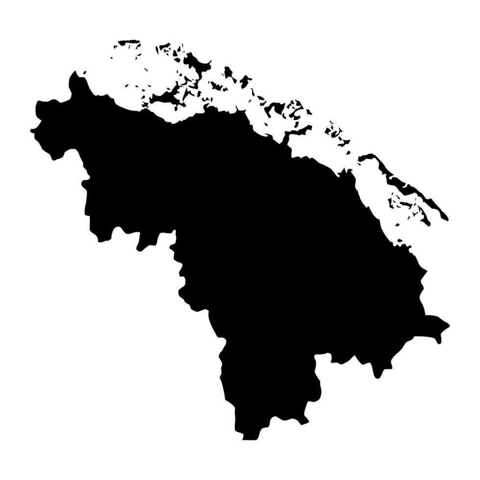 villa clara provincie kaart, administratief divisie van Cuba. vector illustratie.