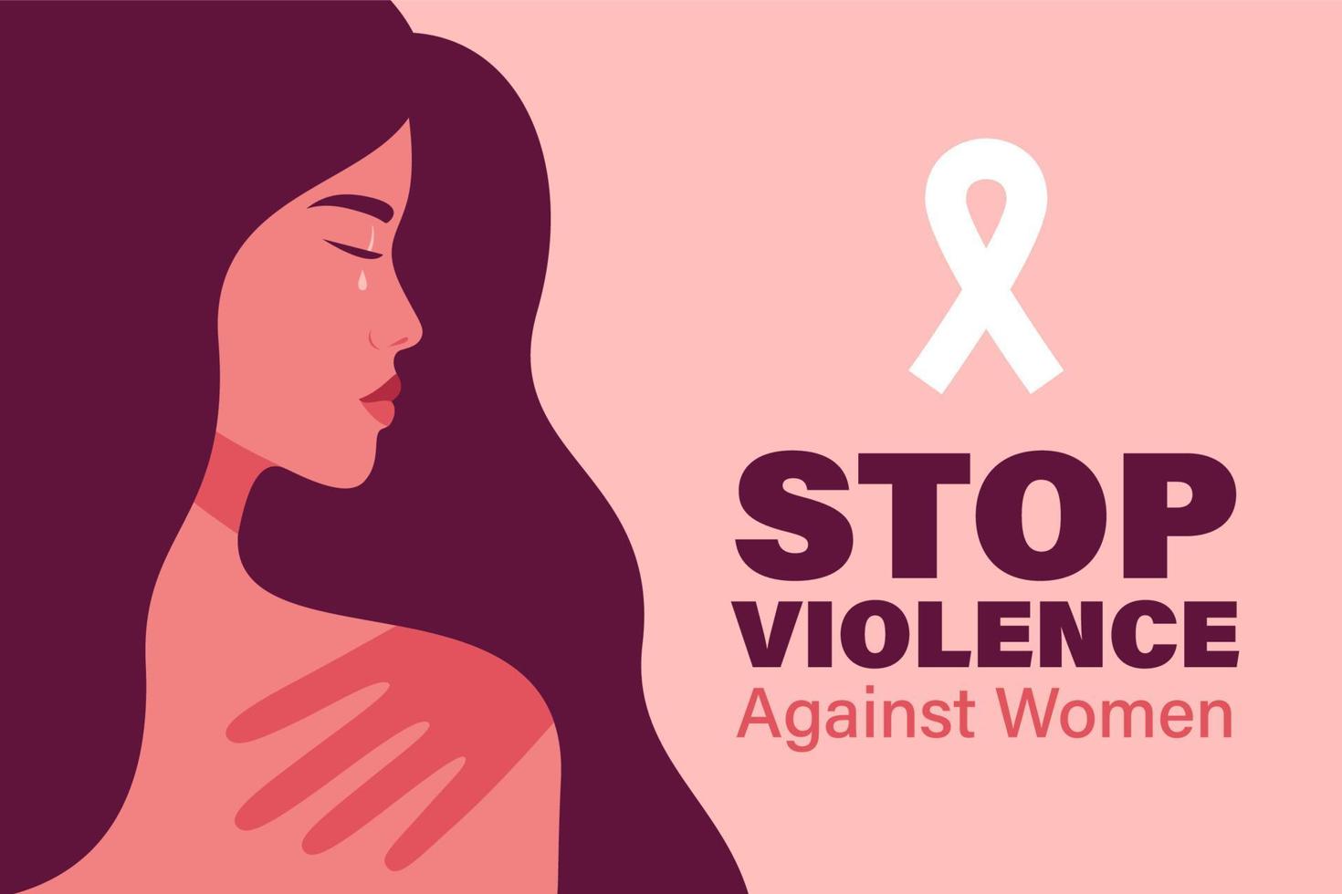 internationale dag voor de uitbanning van geweld tegen vrouwen vector