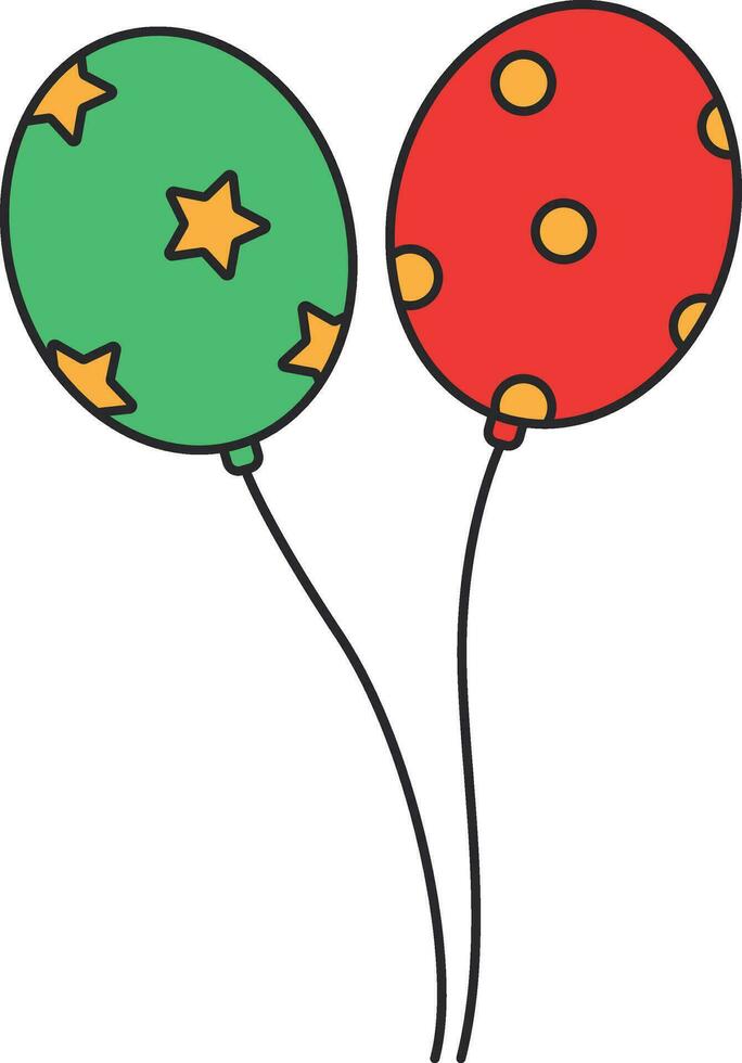 ballonnen icoon. vlak illustratie van ballonnen vector icoon voor web ontwerp