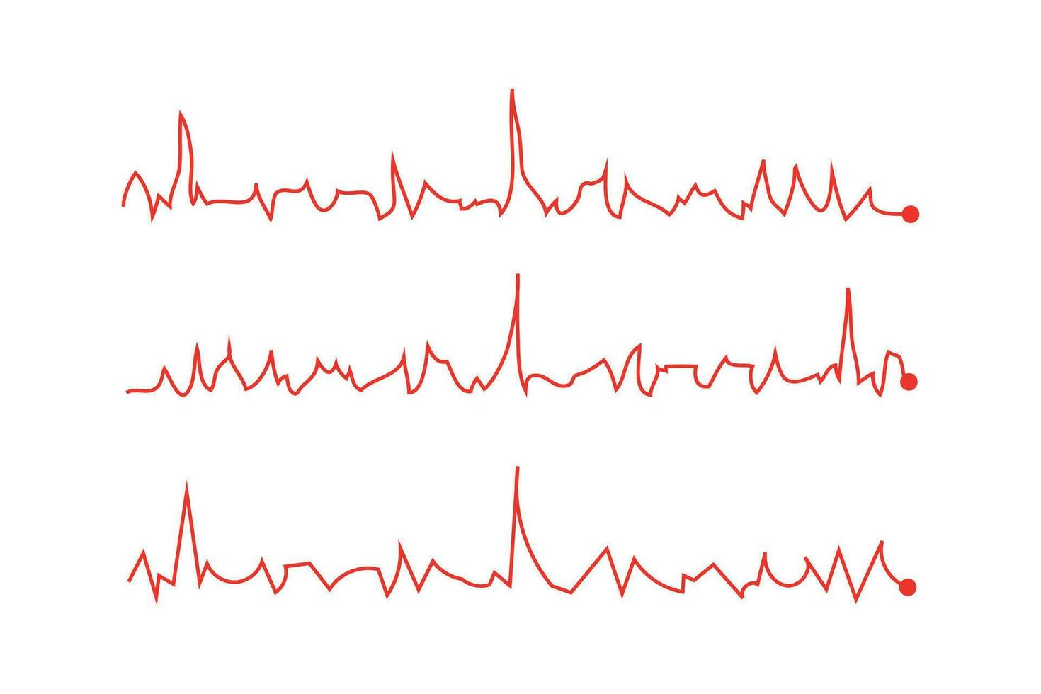 ecg hart ritme lijn symbool, hart ritme pulse ziekenhuis teken. vector