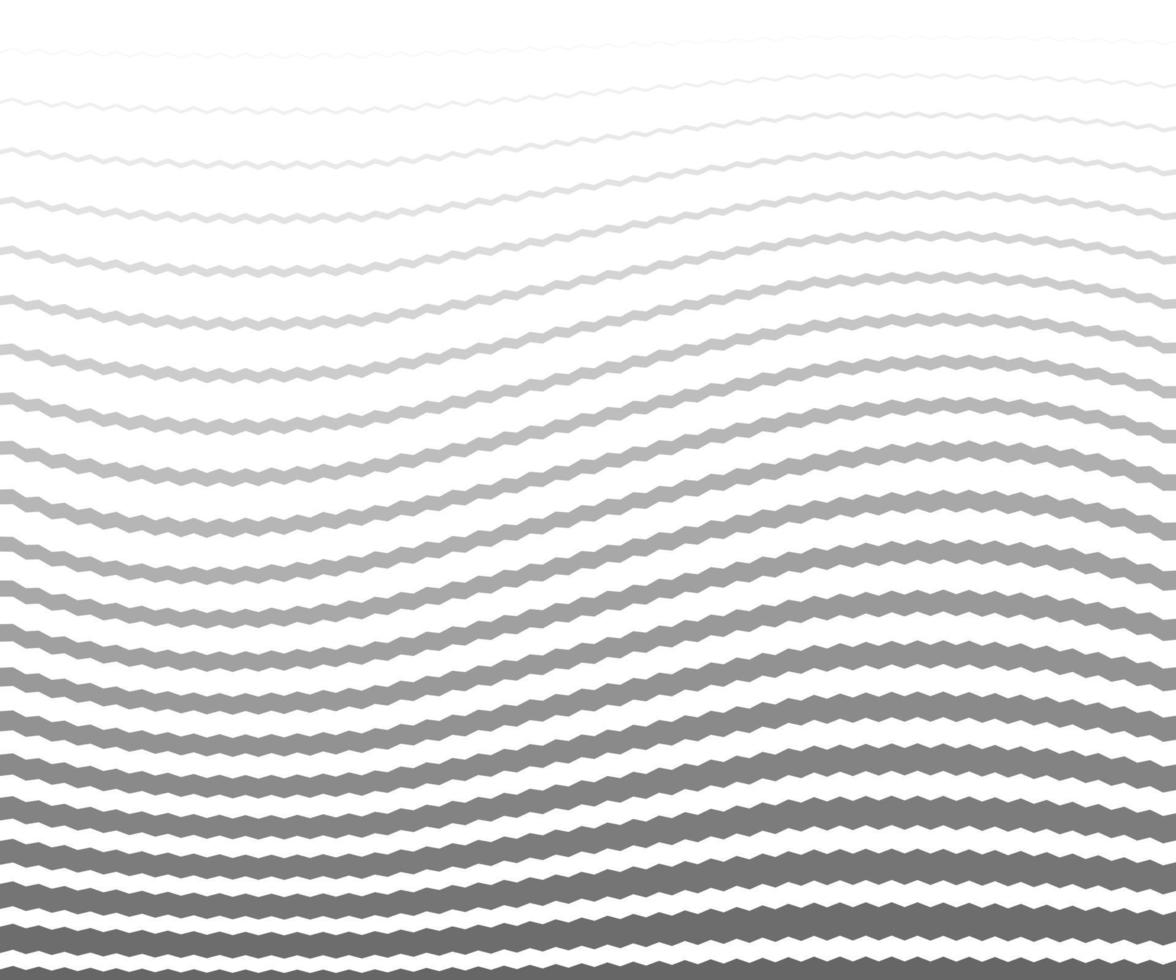 golflijn en golvend zigzagpatroon. abstracte golf geometrische. punthaken vector