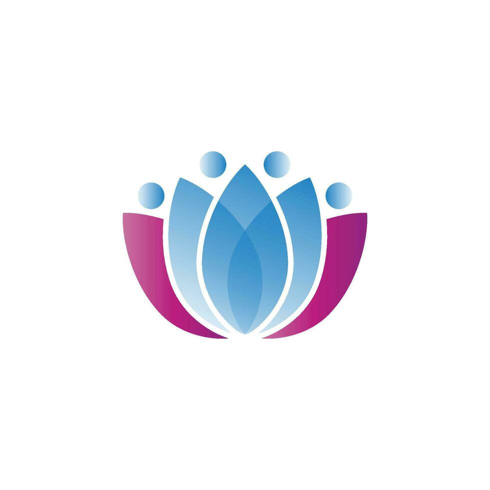 lotus logos vector sjabloon symbool element natuur