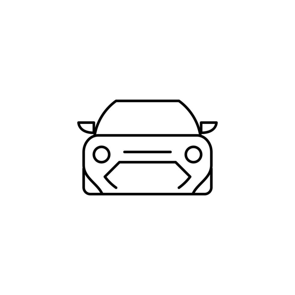 auto schets dun icoon. balans symbool. mooi zo voor web en mobiel app vector