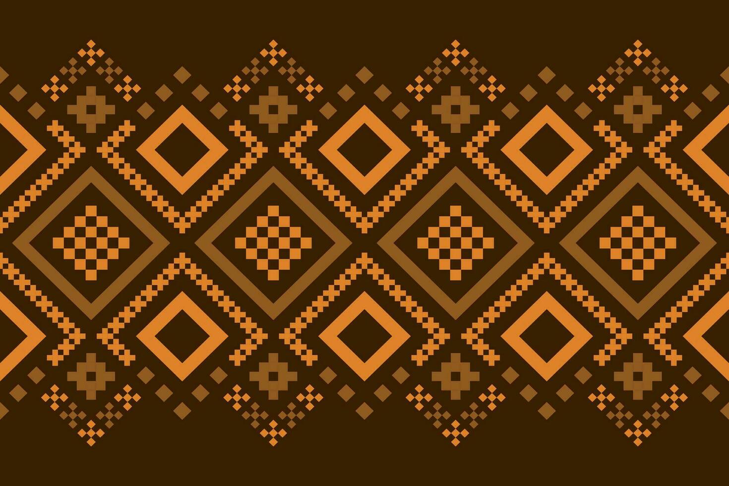 natuur jaargangen kruis steek traditioneel etnisch patroon paisley bloem ikat achtergrond abstract aztec Afrikaanse Indonesisch Indisch naadloos patroon voor kleding stof afdrukken kleding jurk tapijt gordijnen en sarong vector