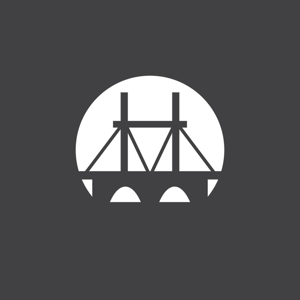 brug logo sjabloon vector pictogram illustratie